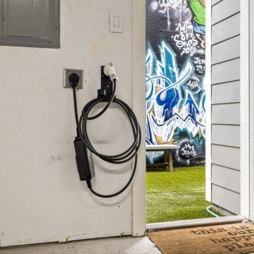 EV charger added for maximum convenience