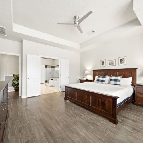 TVs included in all bedrooms.