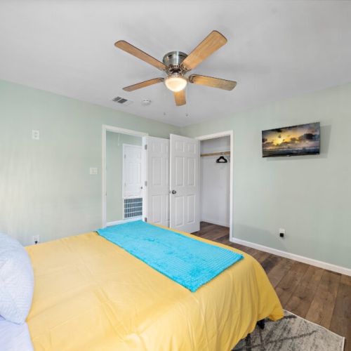 TVs included in all bedrooms.