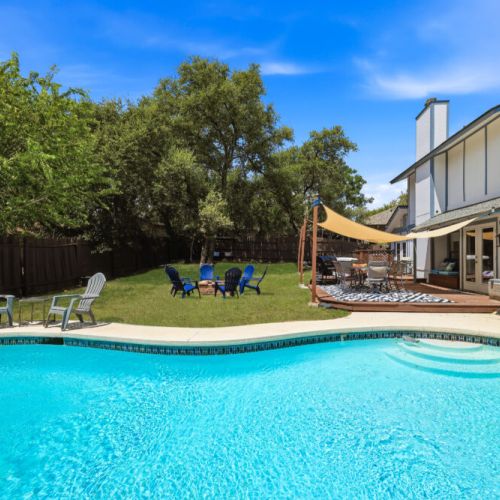 Unwind in elegance on our lounge chairs and bask in the warmth of the sun.