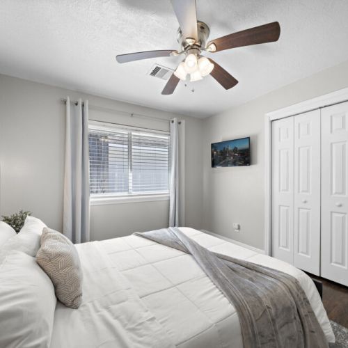 TVs included in all bedrooms.