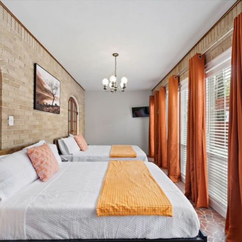 TVs included in all bedrooms.