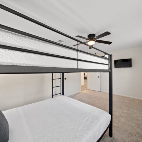 TV included in all bedrooms.
