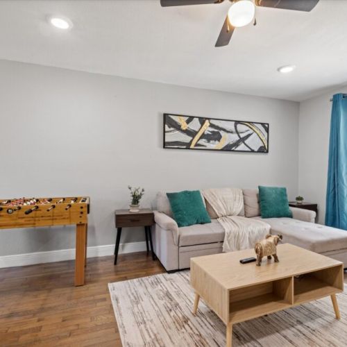 Ready for a foosball tournament? High-speed WiFi included.