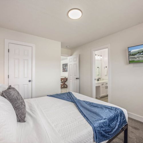 TVs included in all bedrooms.