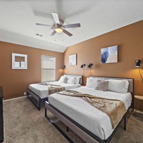 TVs included in all bedrooms.