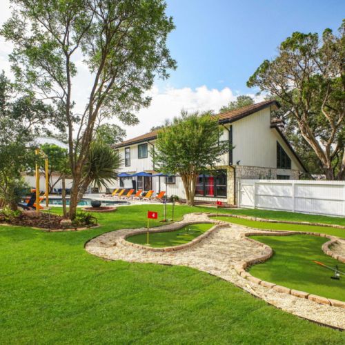 Enjoy a friendly game of mini golf with the whole group—perfect for all ages.