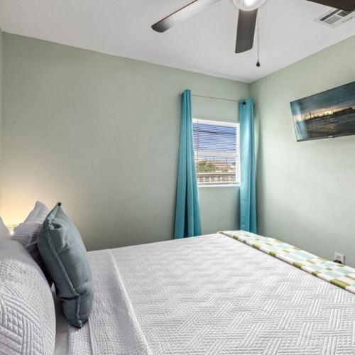 TVs included in all bedrooms.