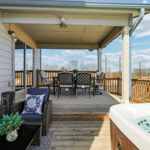 Cozy and comfortable.