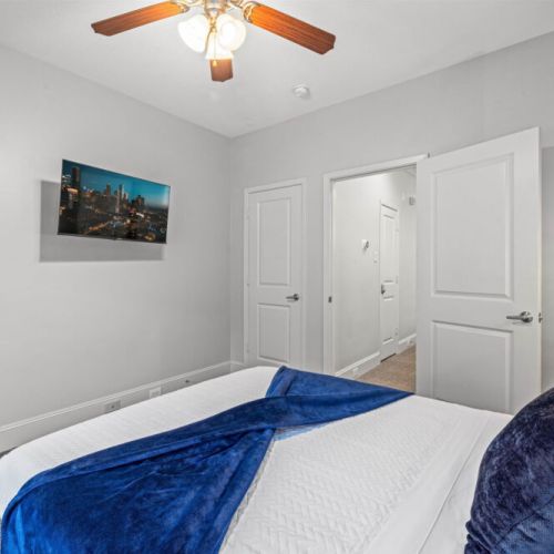 TVs included in all bedrooms.