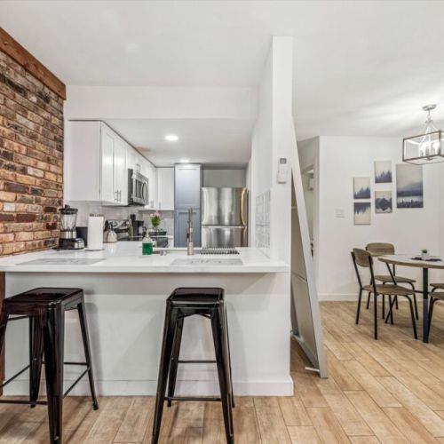 Two bar stools for your convenience!