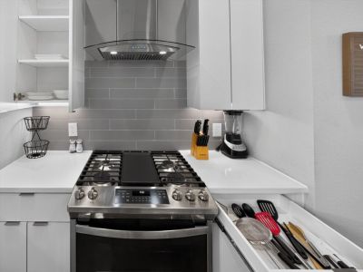 Kitchen is fully equipped so that you can feel like home for long stays.