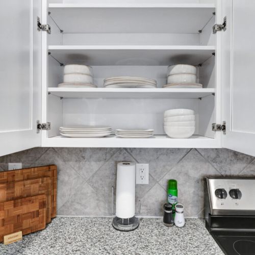 Kitchen is fully equipped so that you can feel like home for long stays.
