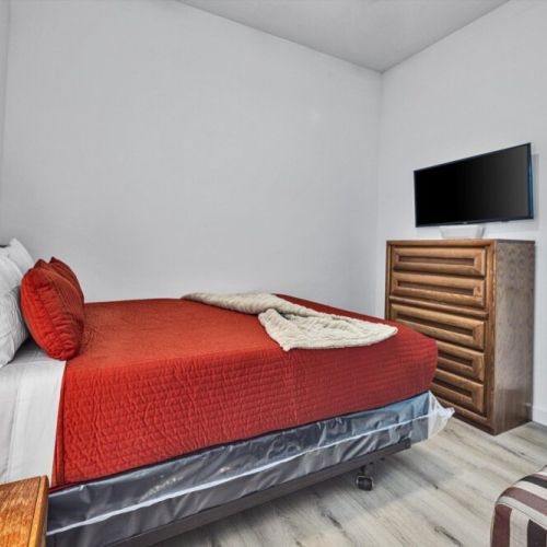 TVs included in all bedrooms.
