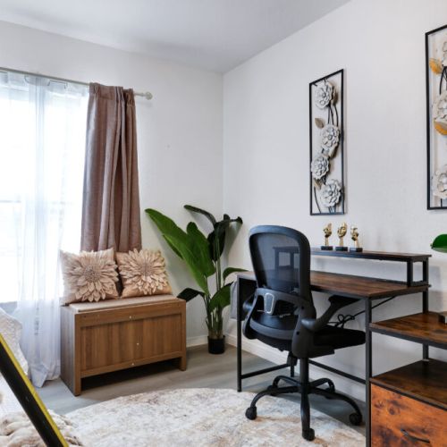Dedicated workspace included.