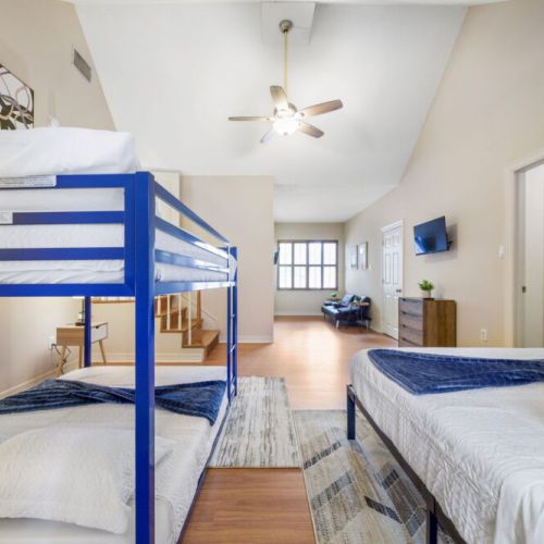 TVs included in all bedrooms.