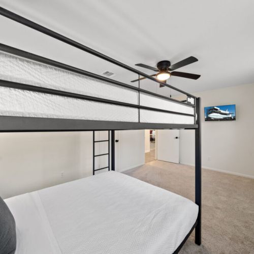 TV included in all bedrooms.