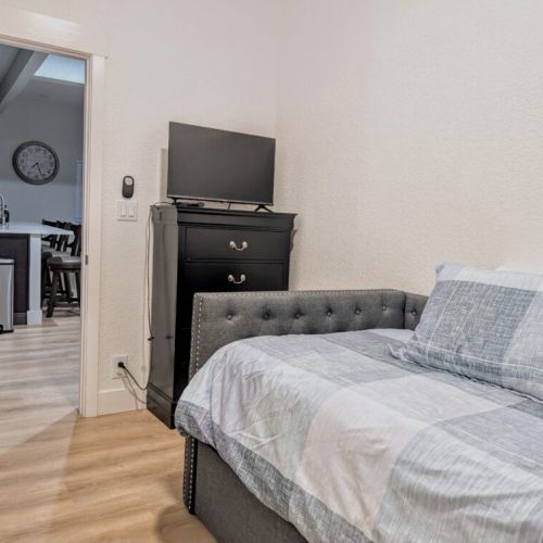 TVs included in all bedrooms.