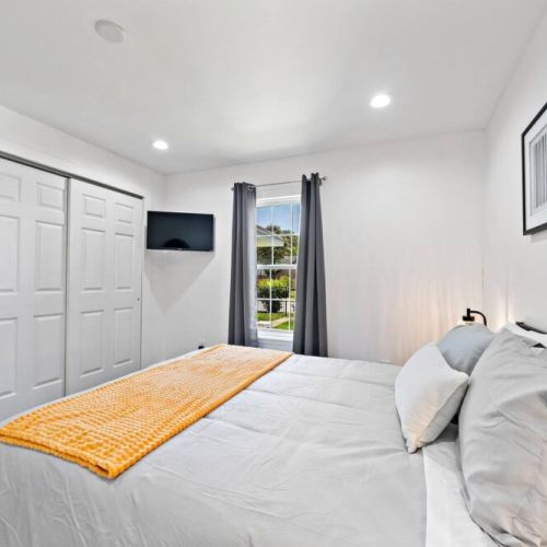 TVs included in all bedrooms.