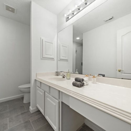 4th full bathroom is fully stocked with all you need.