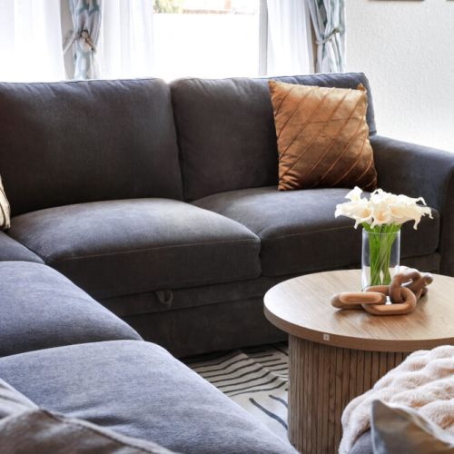 Comfy and homely.