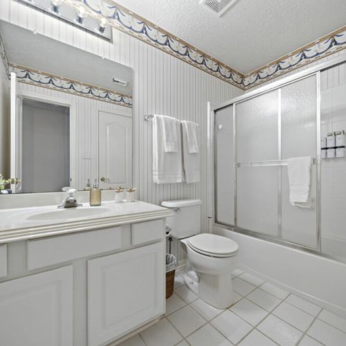 3rd full bathroom is fully stocked with all you need.