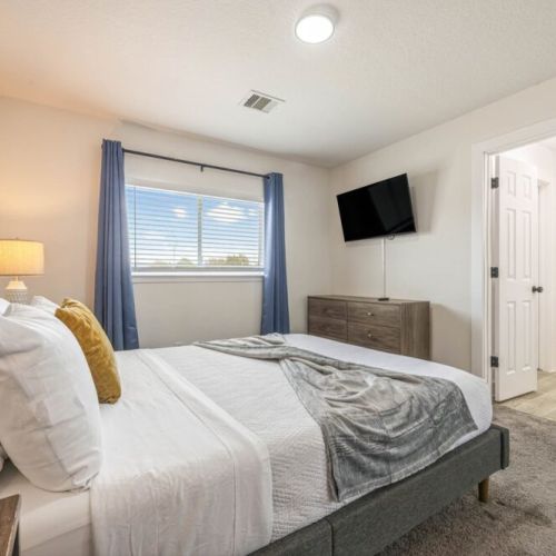 TVs included in all bedrooms.