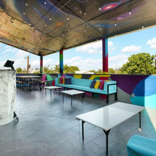 Karaoke bar next to our outdoor bar area