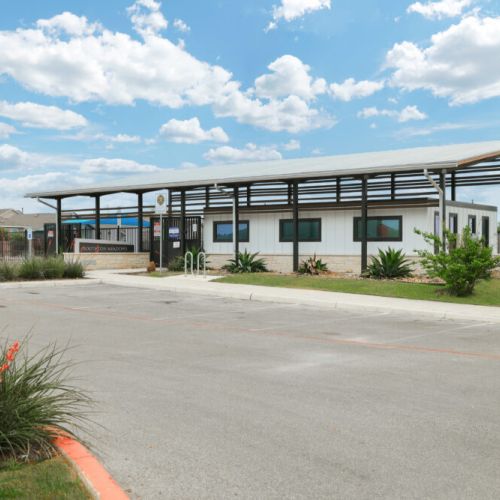 The exterior of our lovely community.