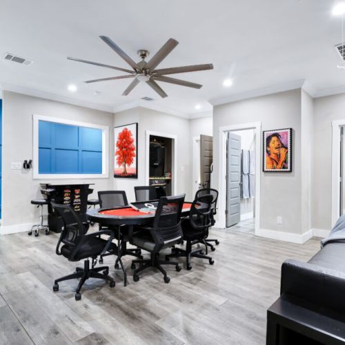 All set-up for an entertaining game!