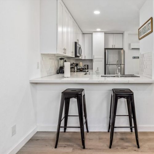 Two bar stools for your convenience!