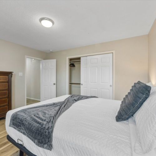 Covered with high-quality linens.