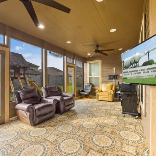 A cozy retreat made for togetherness—comfortable seating, easy conversation, and the joy of family time.