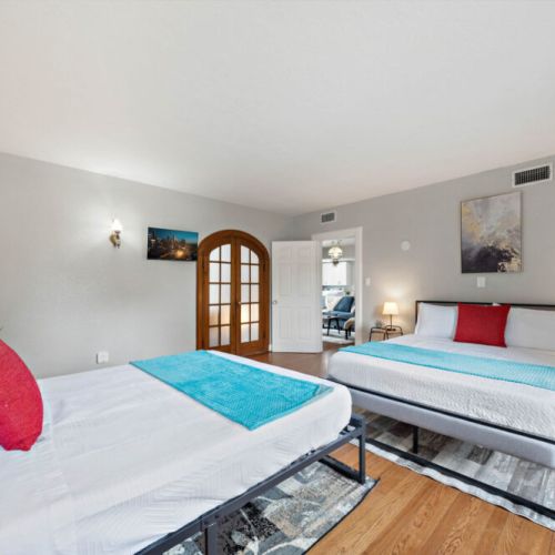TVs included in all bedrooms!