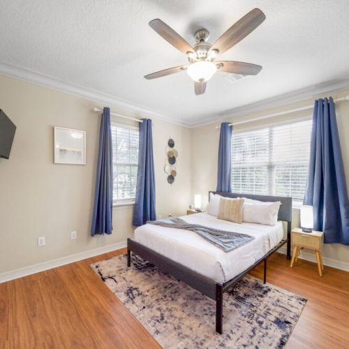 TVs included in all bedrooms.
