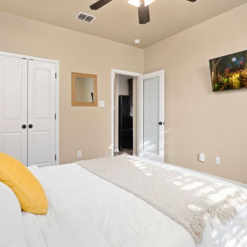 TVs included in all bedrooms.