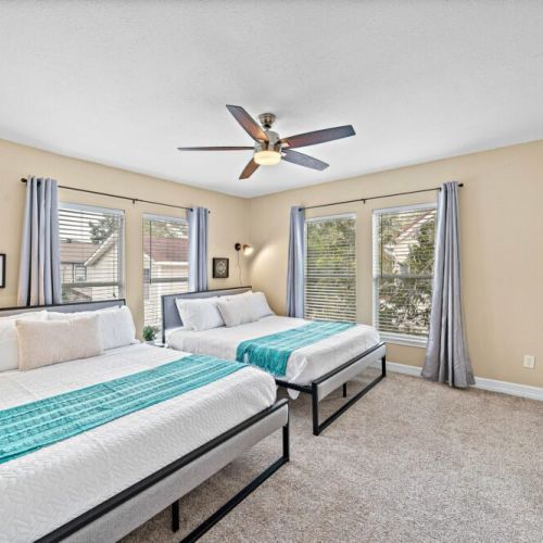 TVs included in all bedrooms.