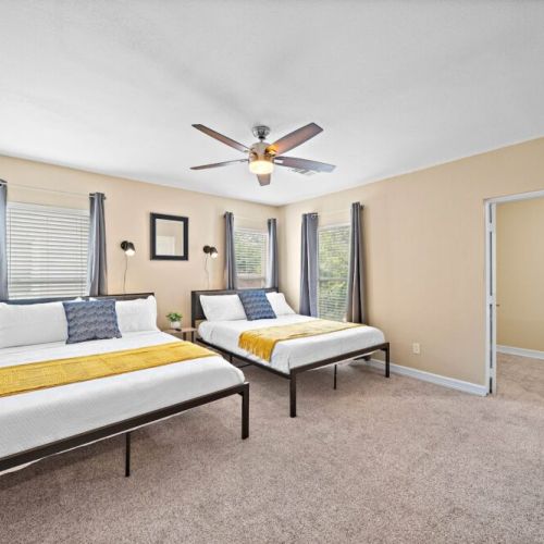 TVs included in all bedrooms.