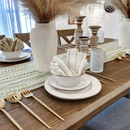 Enjoy a dining area full of natural light.