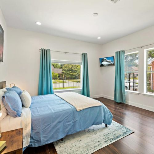 TVs included in all bedrooms.