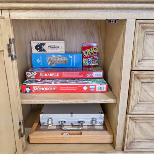 Board games and poker set to keep your friends and family entertained.