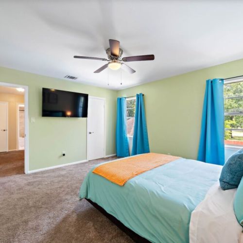 TVs included in all bedrooms.
