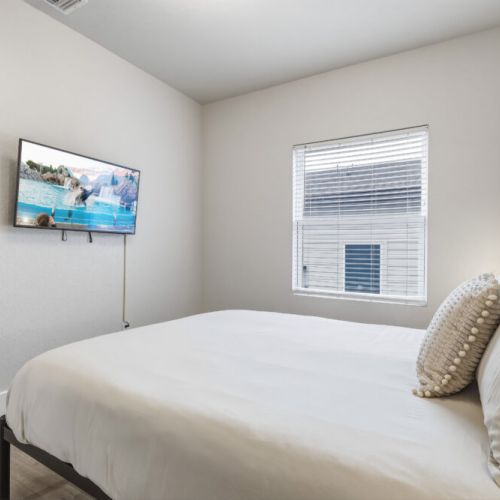 Smart TVs included in all bedrooms.