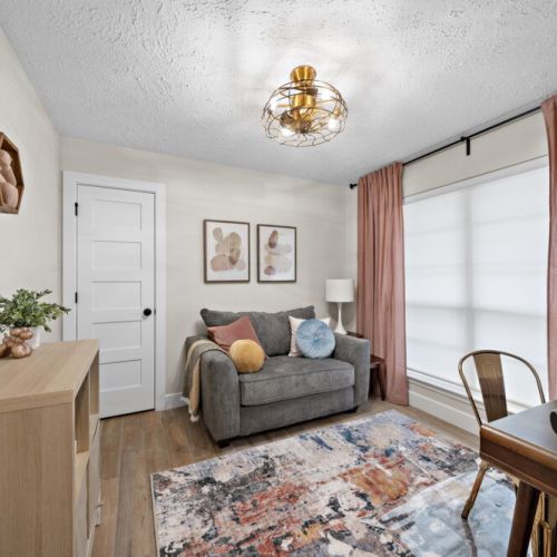 3rd bedroom with twin size sofa bed.