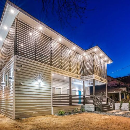 Brightly lit and full of character, this entrance sets the tone for what’s inside